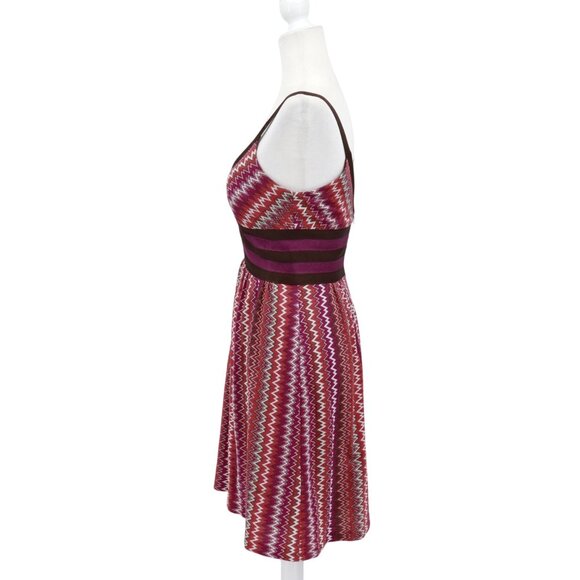 Kay Unger Babydoll Dress Womens 2 Multi Boho Resort Brunch Cocktail Going Out - Picture 11 of 16